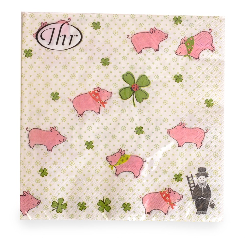 

Салфетки IHR lucky piggy 33 х 33 см 20 шт.