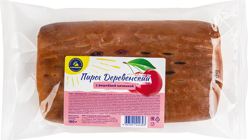 Пирог ХЗ САМАРСКИЙ №5 Деревенский с вишней, 180г