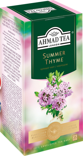 

Чай черный Ahmad Tea Fun Summer Thyme с чабрецом 25 пакетиков х 1.5 г