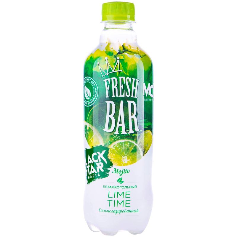 

Напиток Fresh Bar Mojito Lime Тime сильногазированный 480 мл