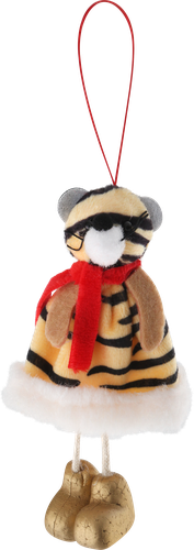 

Украшение елочное Homeclub тигр текстиль, в ассортименте 1 шт.