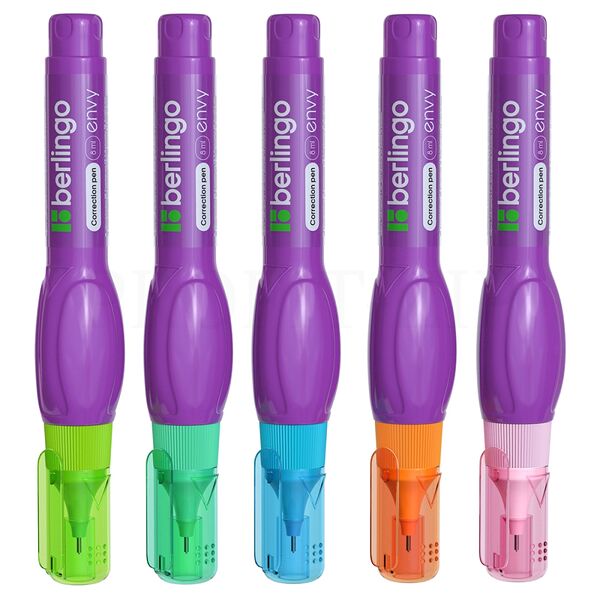 Карандаш корректирующий Berlingo Envy, металлический наконечник, 1 шт., в ассортименте