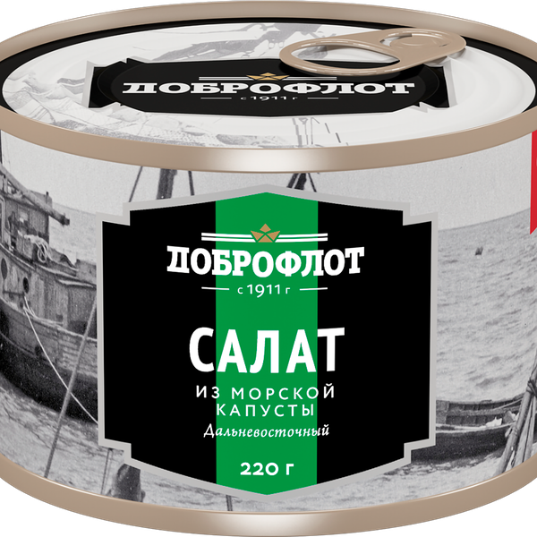 Салат из морской капусты Доброфлот Дальневосточный 220г