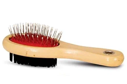 Щетка Triol двухсторонняя с деревянной ручкой 5,5x20,5 см