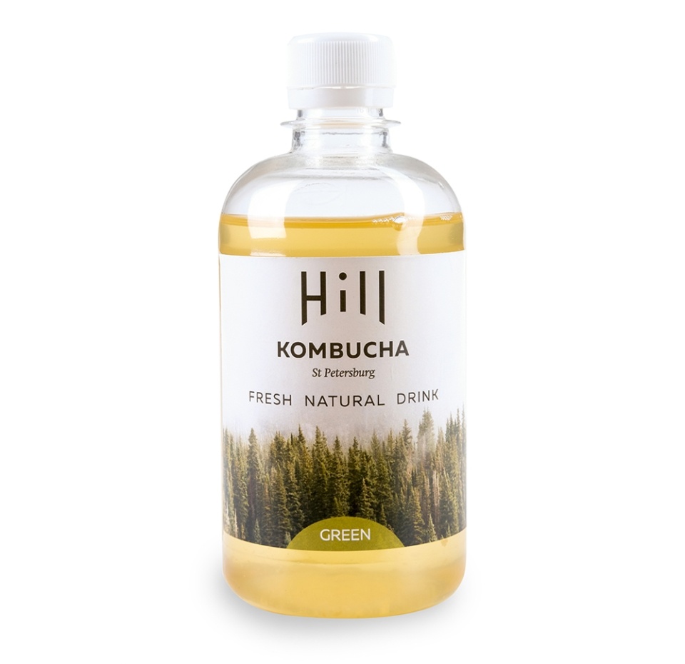

Напиток газированный Kombucha Hill Green 350 мл
