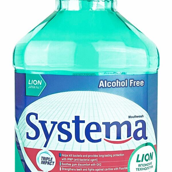 LION THAILAND Systema Ополаскиватель для полости рта Зеленый лес, 750 мл