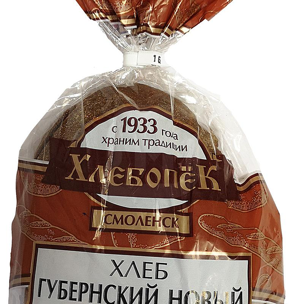 Хлеб Хлебопек Губернский новый заварной