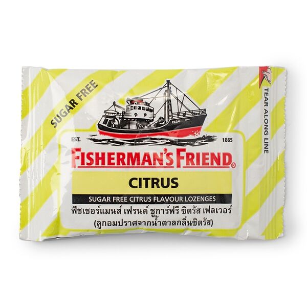 Леденцы Fisherman's Friend без сахара Sugar Free Citrus, Великобритания
