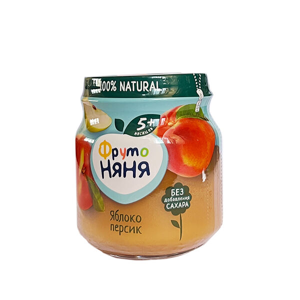 Фруто Няня пюре яблоко персик 100г