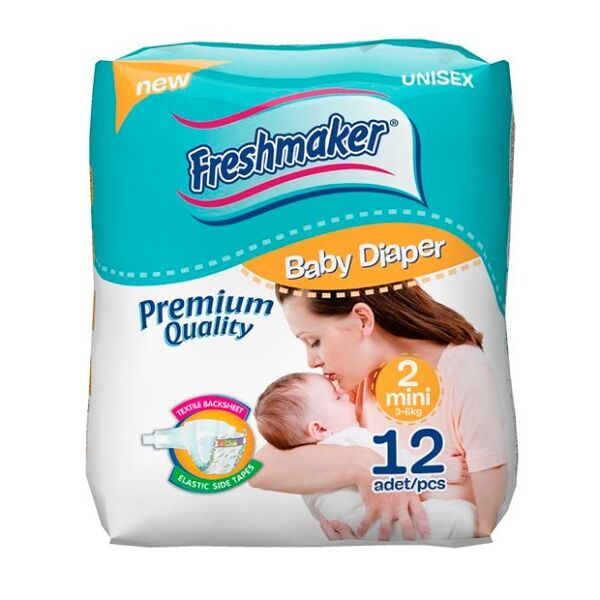 Подгузники ФРЭШМЕЙКЕР Mini 2 3-6кг №12