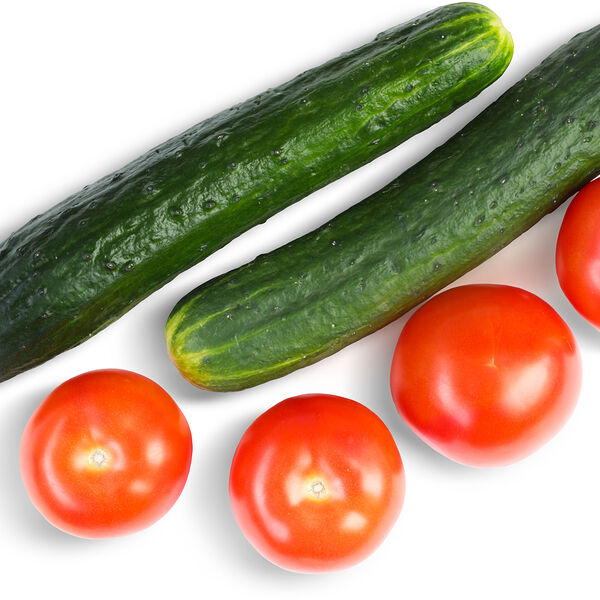 Овощное ассорти томаты/огурцы