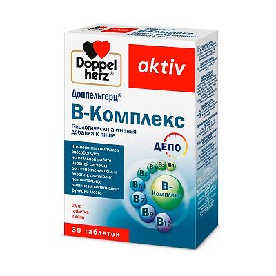 Doppelherz activ B-комплекс таблетки 30 шт 