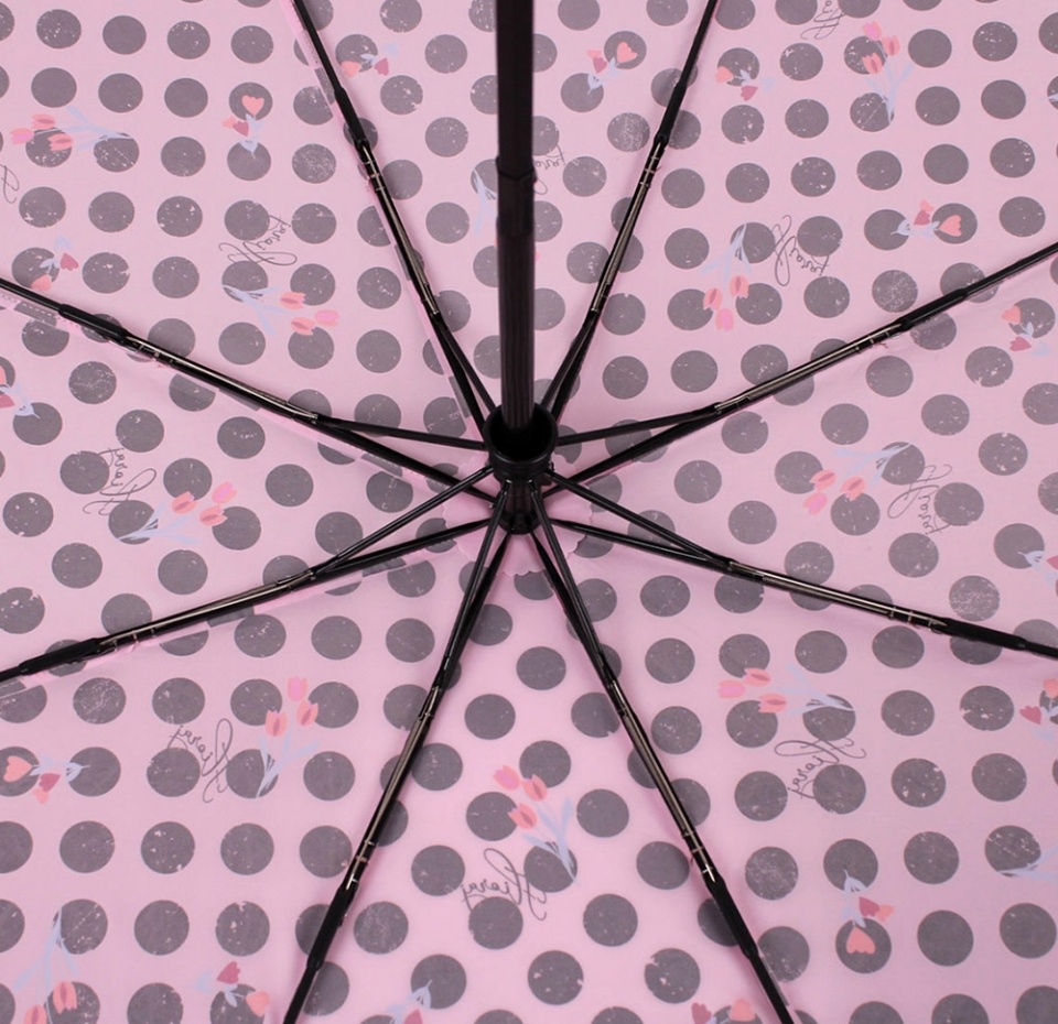 

Зонт женский Flioraj LOVE DROPS автомат 3 сложения арт.16062 FJ Premium Китай