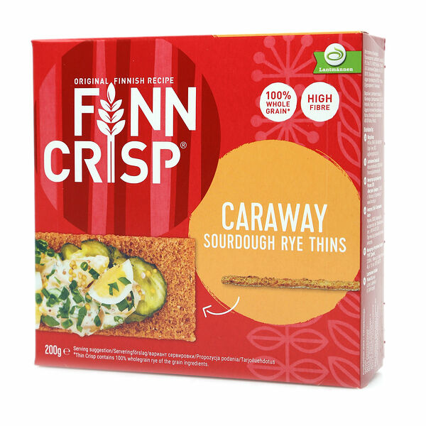Сухарики ржаные с тмином Finn Crisp Caraway, 200г