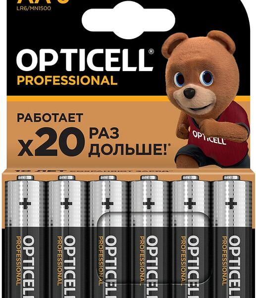 Батарейки Opticell Professional AA 6шт