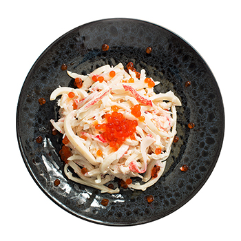 

Салат из кальмаров с красной икрой Уже Готово, 250 г