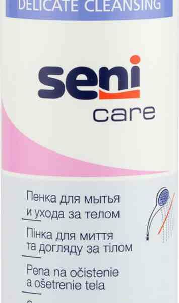 Пенка для мытья и ухода за телом Seni Care Panthenol & sinodor 250 мл