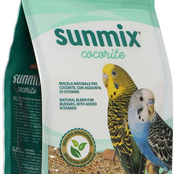 Корм для птиц PADOVAN Sunmix cocorite комплексный основной для волнистых попугаев