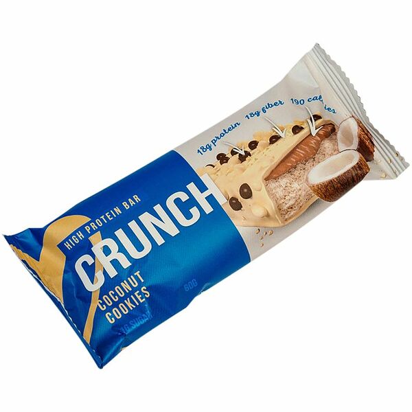 Батончик протеиновый BootyBar Crunch со вкусом Кокосовое печенье, 60г