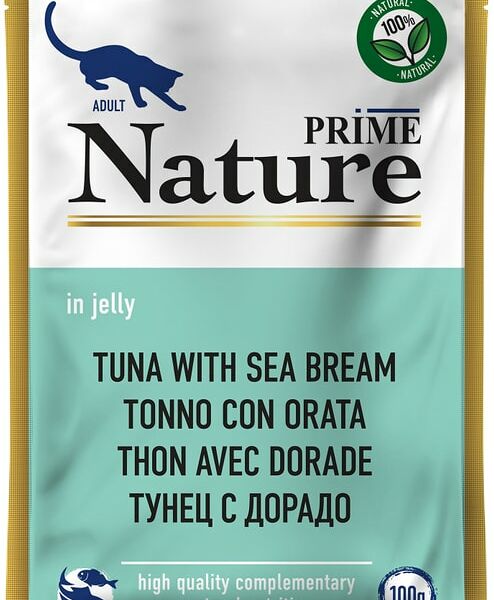 Влажный корм для кошек Prime Nature Тунец и дорадо в желе 100 г