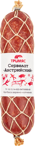 

Колбаса Тримяс сервелат Австрийский в/к в/у вес