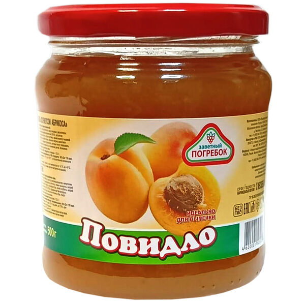Повидло Заветный погребок 500г с/б Абрикосовое