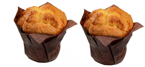 Маффин Ашан шоколадный с банановой начинкой, 2х110 г