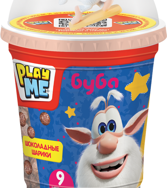 Подарочный набор PLAY ME Буба шоколадные шарики, без змж, 50г