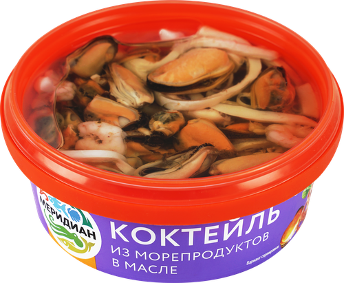 

Коктейль из морепродуктов Меридиан в масле 270 г