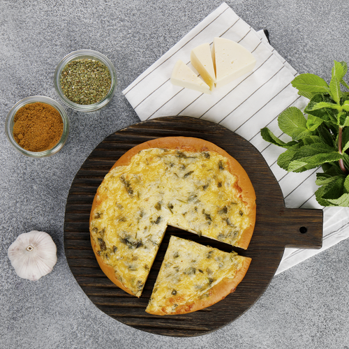 

Лепешка Лента Fresh сырная с зеленью и чесноком 180 г