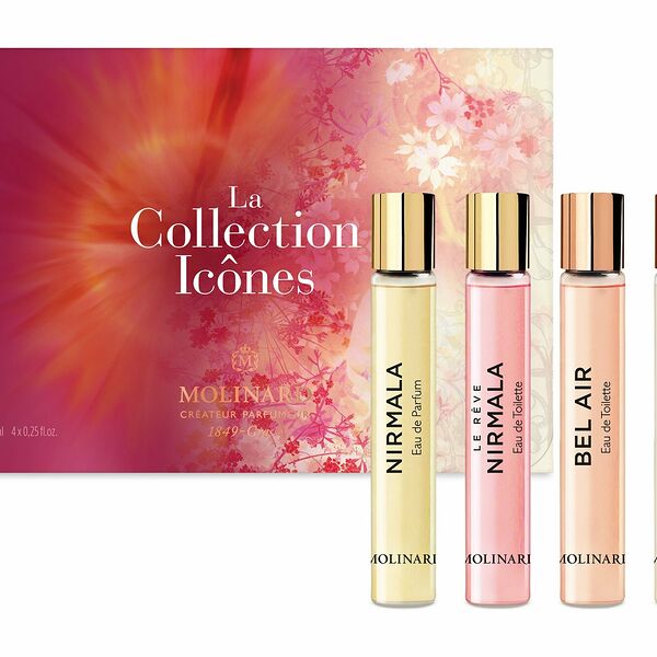 Molinard Set Les Icones Набор парфюмерной и туалетных вод с роликовым аппликатором, 4х7,5 мл