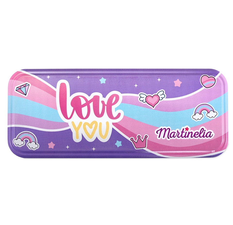 

Набор косметики Martinelia Super girl, в жестяном боксе 3х-уровневый, Китай