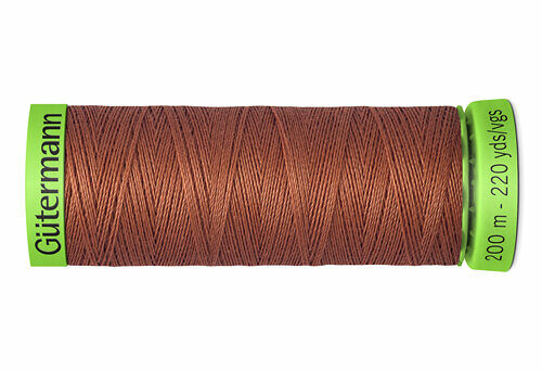 744581 Нить Extra Fine 150 для особо деликатных тканей, 200м, 100% п/э Gutermann(847 медно-коричневый)