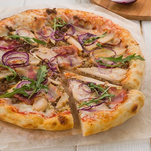 Пицца Пышка с мясом