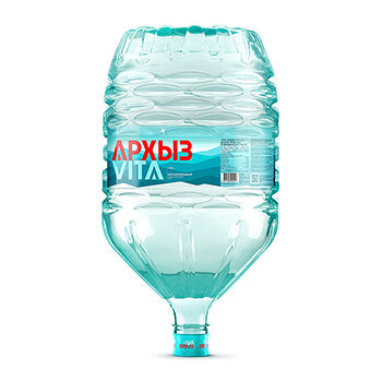 Вода минеральная Архыз негазированная, 19 л пластиковая бутылка, Россия