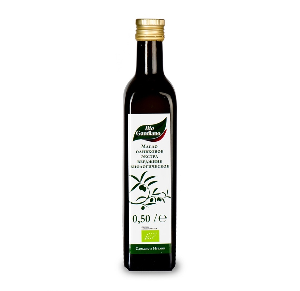

Масло оливковое "Gaudiano" Extra Virgine, регион Апулия, 500 мл, Италия