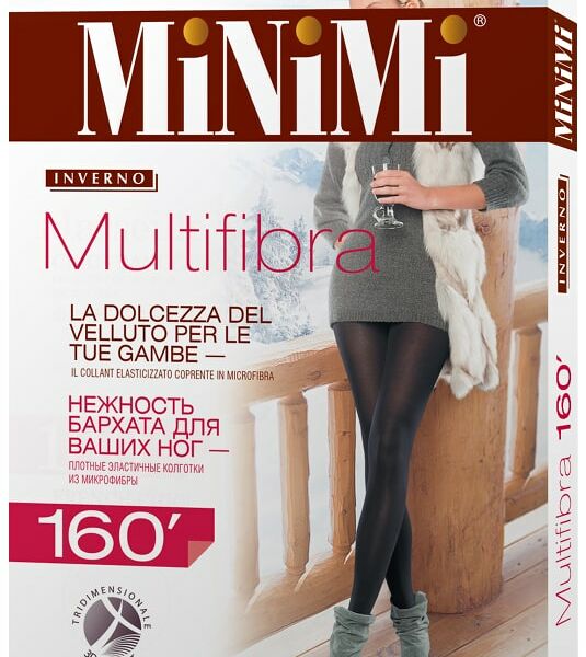 Колготки MiNiMi Multifibra 160 Nero Черные Размер 2