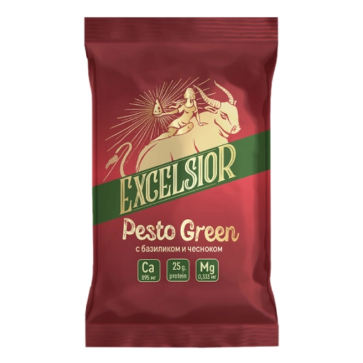 

Сыр Excelsior Pesto Green Базилик, чеснок 45%, без змж, 180 г