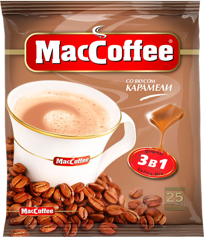 

Кофе MacСoffee 3в1 Карамель 25*