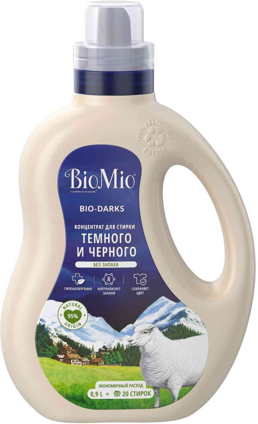 

Гель для стирки черных, темных и джинсовых тканей BioMio с экстрактом хлопка 900 мл