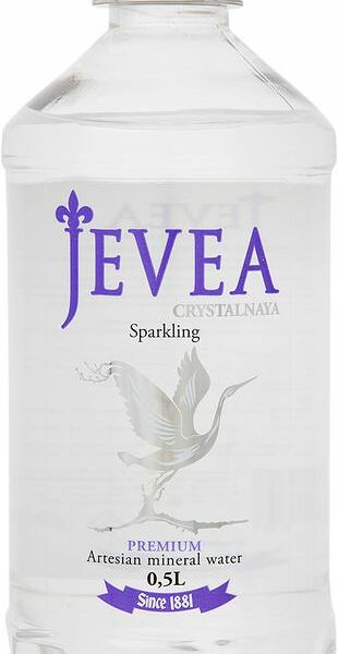 Вода Jevea Кристальная минеральная природная столовая газированная, 500мл