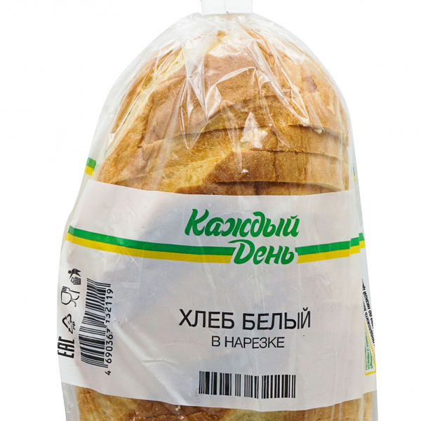Хлеб пшеничный Каждый день Белый нарезка