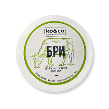 

Сыр мягкий Бри с белой плесенью м.д.ж. в с.в. 45% ko&co 150 г