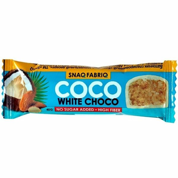 Батончик Snaq Fabriq Кокосово-миндальный десерт, 40г
