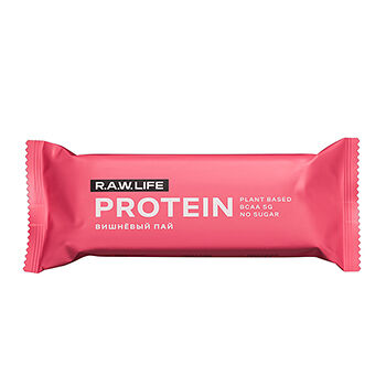 Батончик протеиновый R.A.W.Life Protein вишневый пай