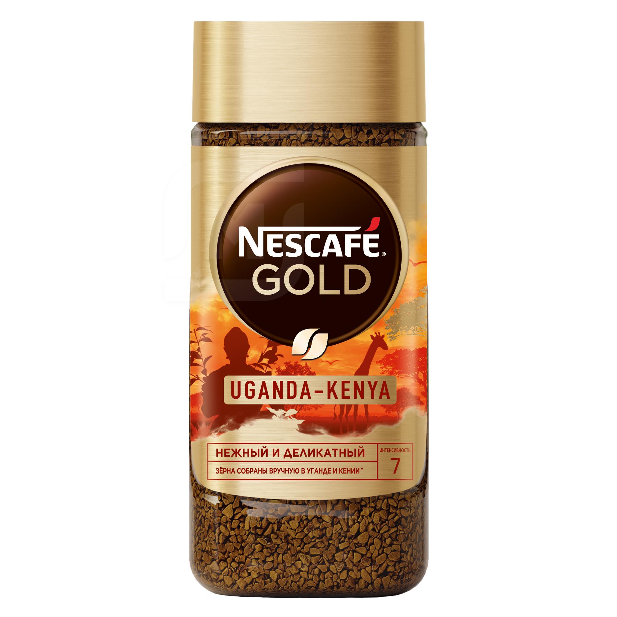 

Кофе растворимый Nescafe Gold Origins Uganda-Kenua