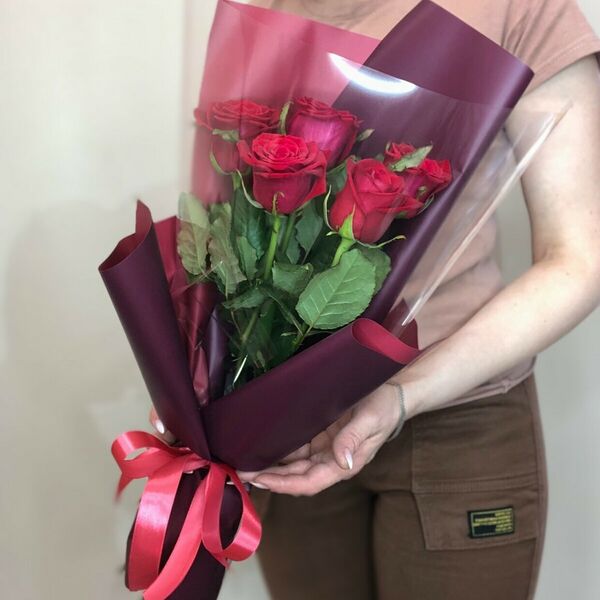 Букет из 5 Красных Роз