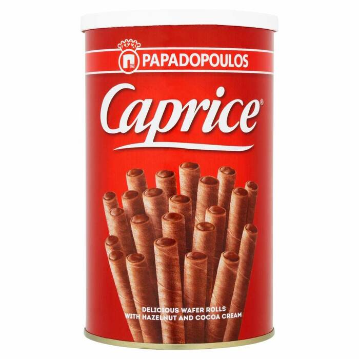

Вафельные трубочки Caprice венские с фундуком и шоколадным кремом 250 г