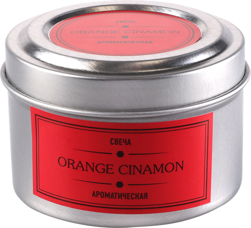 

Свеча ароматическая Homeclub orange cinnamon парафин