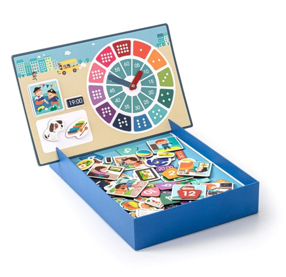 

Игра магнитная «Время» 5+, Apli Kids